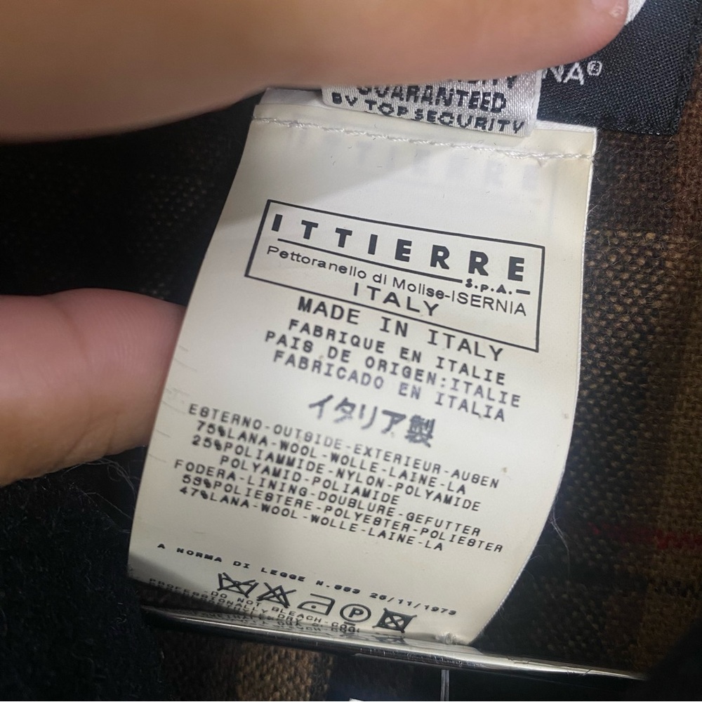 Dolce & Gabbana Wool Pea Coat‎ Black Leather Back Patch XS - Picture 7 of 13